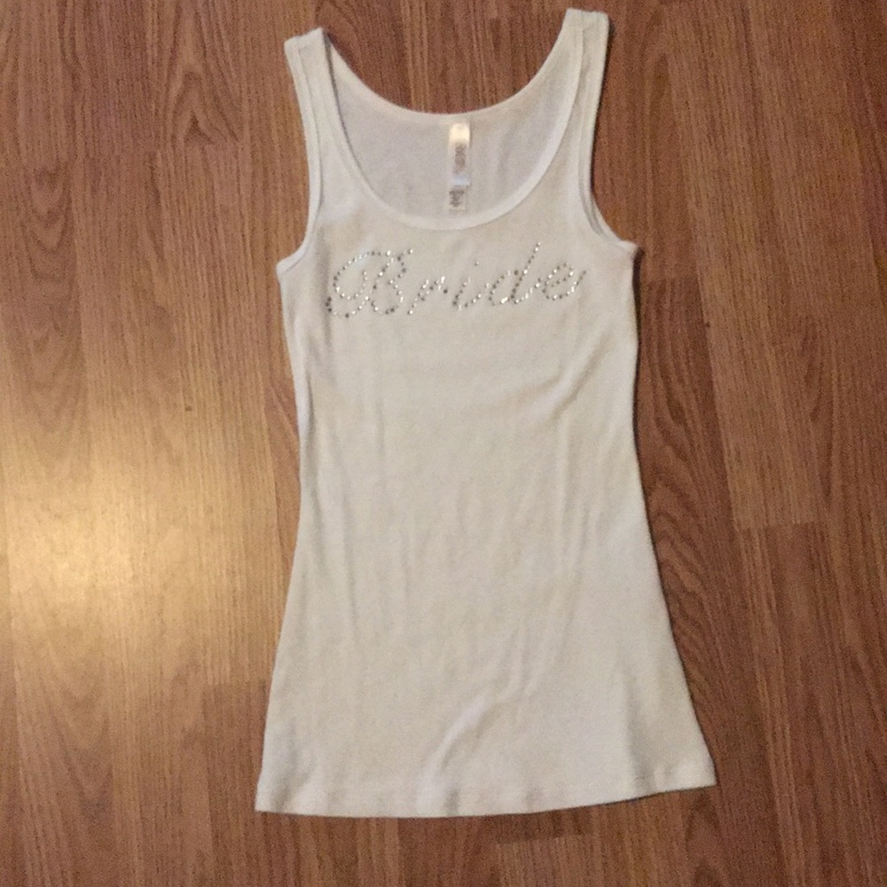 Bride tank top